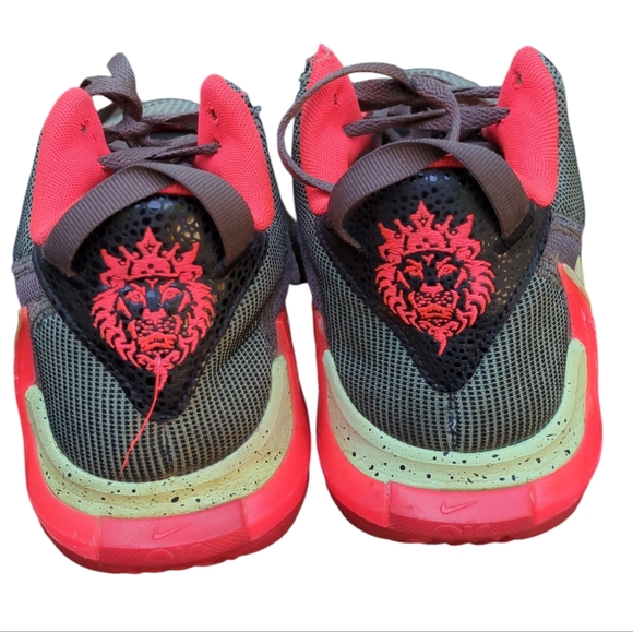 Nike LeBron Witness 7 VII Crimson Alligator Volt 2022, Basketball Sneaker Size 8 - Picture 4 of 13